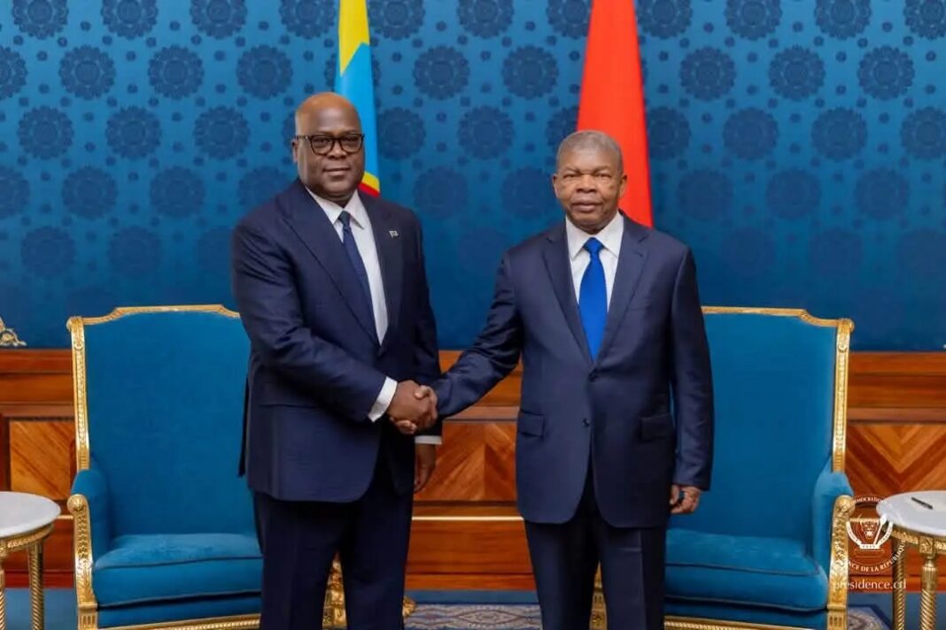 Luanda : Félix Tshisekedi participe au sommet mondial pour la paix et échange avec João Lourenço Luanda : Félix Tshisekedi participe au sommet mondial pour la paix et échange avec João Lourenço